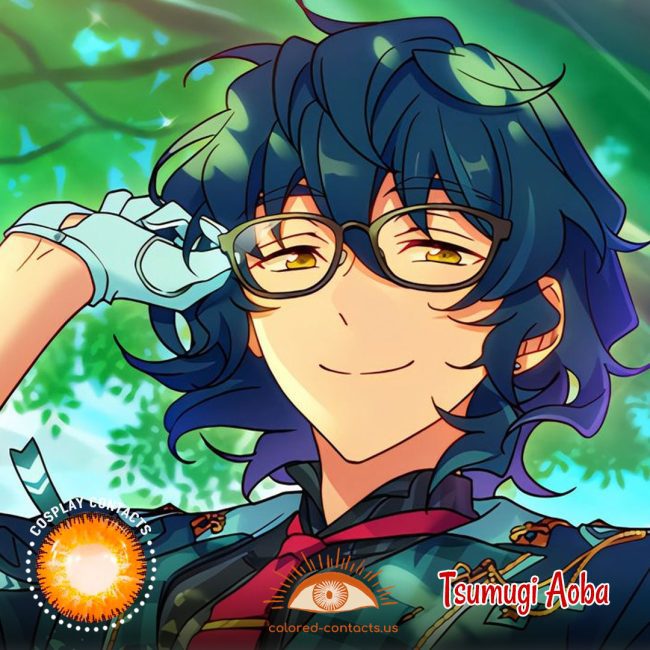 Ensemble Stars : Tsumugi Aoba Cosplay Contact Lenses - Colored
