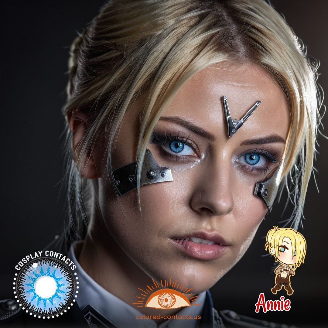 Attack On Titan: Annie Leonhart Cosplay Contact Lenses - CCUS | Premium  Colored Contacts, image size:1080x1080