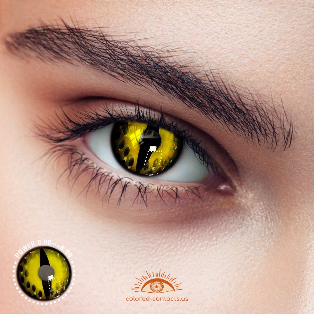 ReptilianGlance Topaz Colored Contact Lenses - Colored Contacts