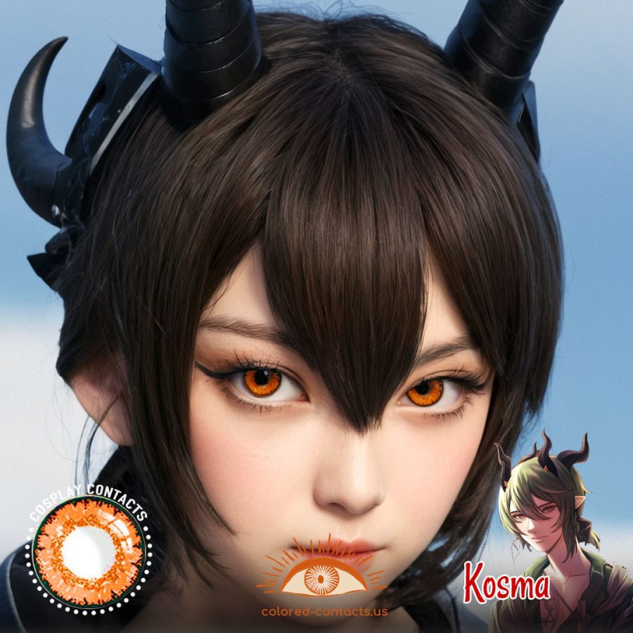 Kosma Cosplay Orange Contact Lenses