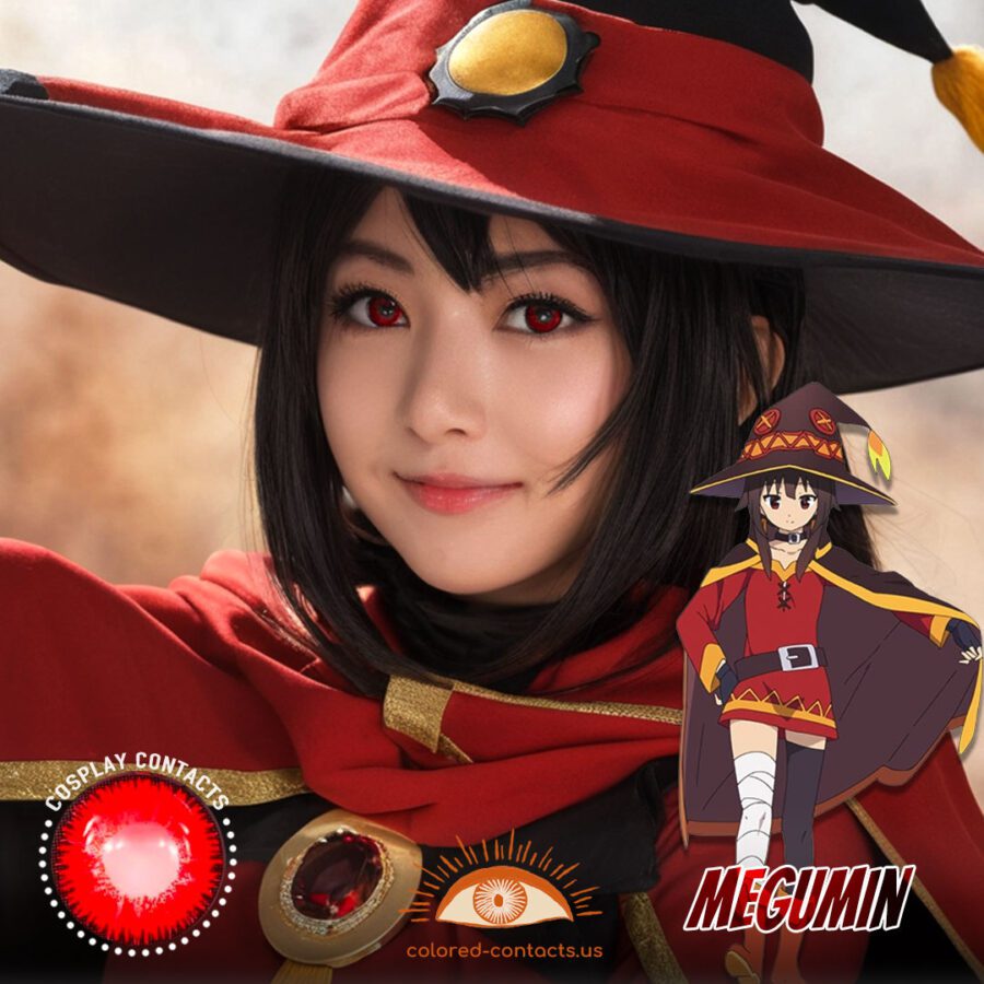 Megumin Cosplay Red Contact Lenses