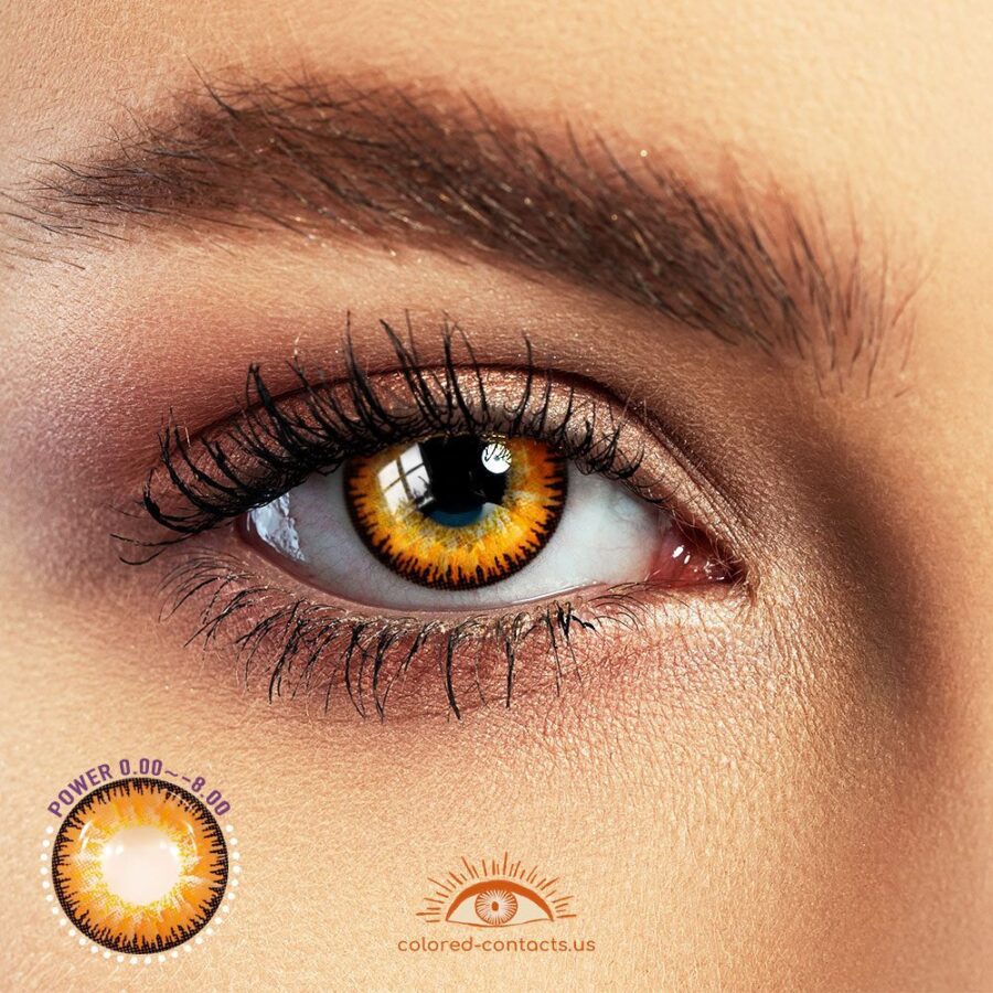 Shido Itsuka Cosplay Brown Contact Lenses - Image 2