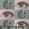 Crystal Peach Bloom Pink Contact Lenses