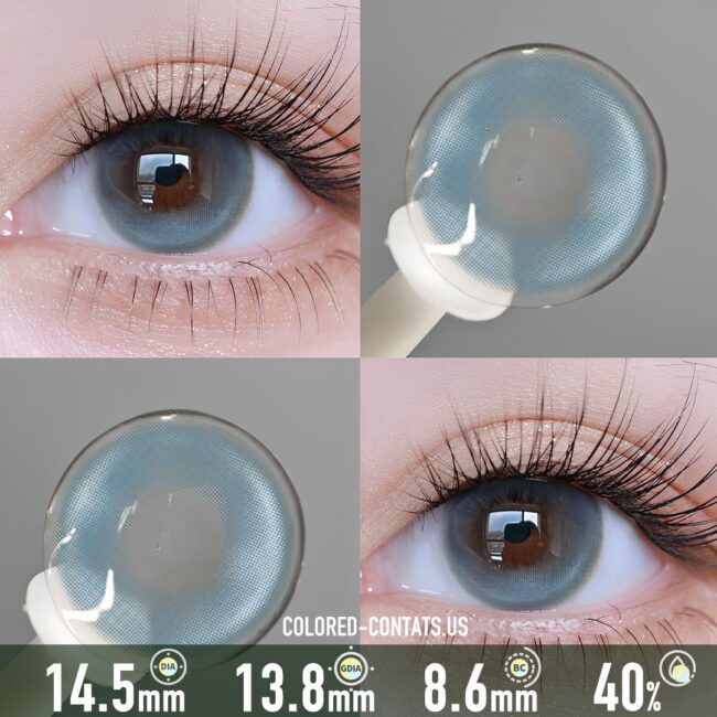 Glacial Sky Blue Contact Lenses