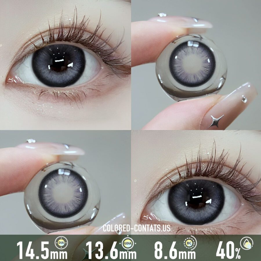 Graceful Secret Purple Contact Lenses