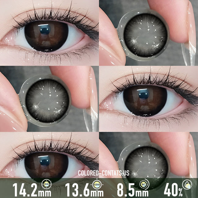 Moonlight Pearl Black Contact Lenses