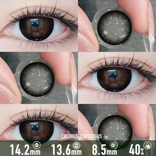 Moonlight Pearl Black Contact Lenses