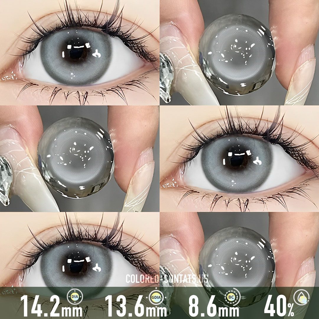 Moonlight Silver Grey Contact Lenses - CCUS Eyewear | Premium