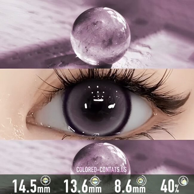 Mystic Grape Purple Contact Lenses