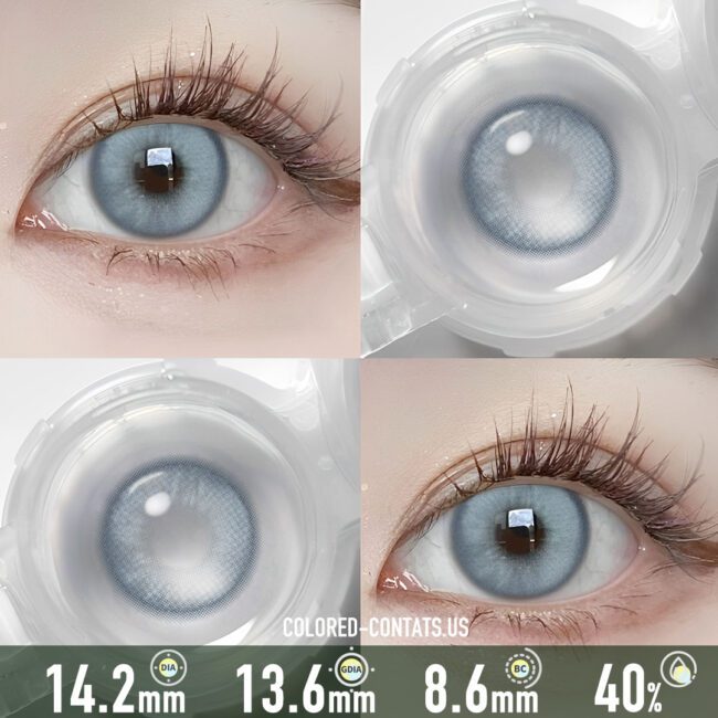 Pearl Grey Gradient Contact Lenses