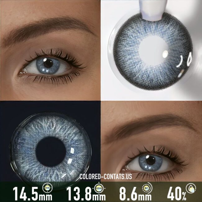 Siren Blue Contact Lenses
