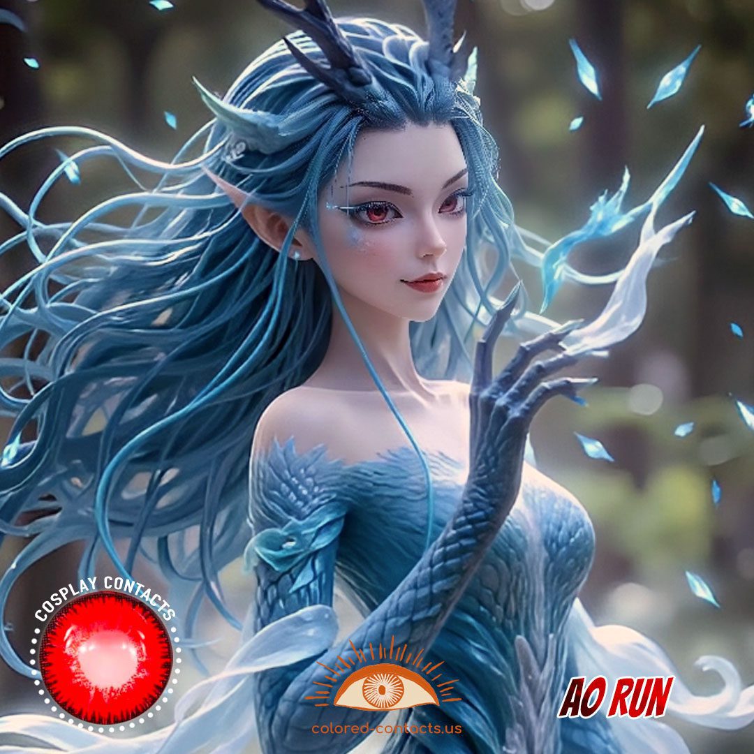 Ao Run Dragon King Contact Lenses - CCUS Eyewear | Premium Colored