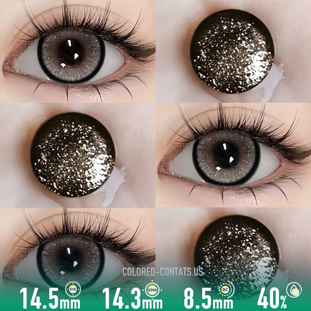 Starlight Platinum Grey Contact Lenses - CCUS Eyewear | Premium Colored ...