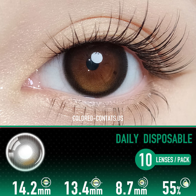Sacred Sunset Amber Contact Lenses