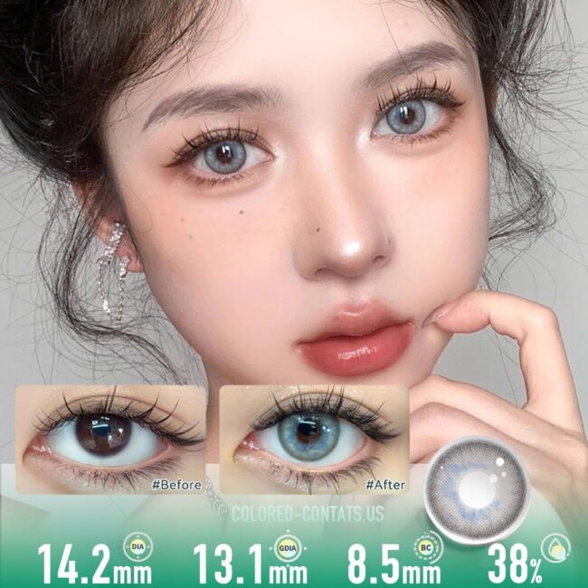 Mystic Gray Night Spirit Contact Lenses