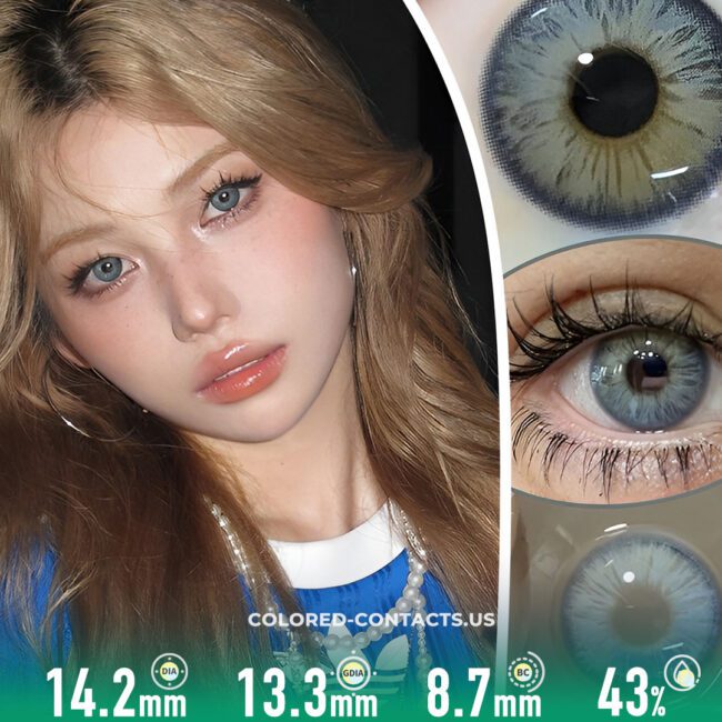 American Charming Blue Contact Lenses (10 Pcs)