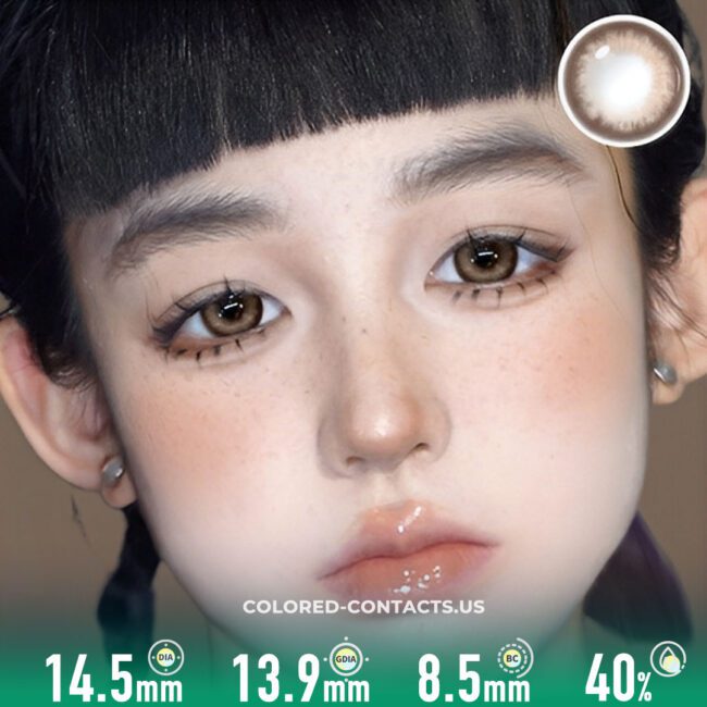 Solitude Chestnut Brown Contact Lenses (10 Pcs)