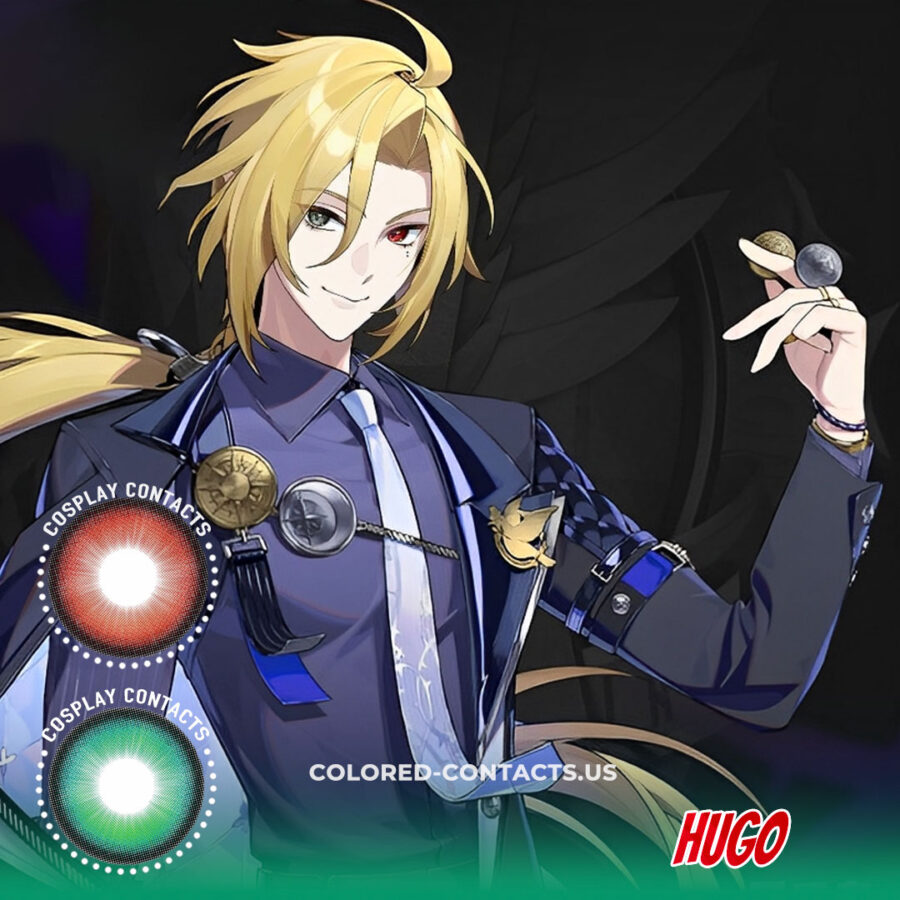 Zzz Hugo Cosplay Contact Lenses - Heterochromatic