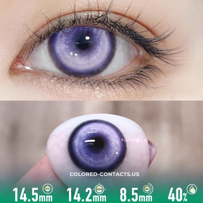 KOL Legend Purple Colored Contacts