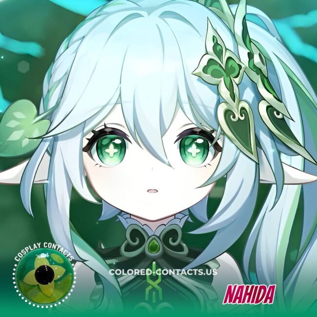 Nahida Cosplay Contact Lenses - New Version
