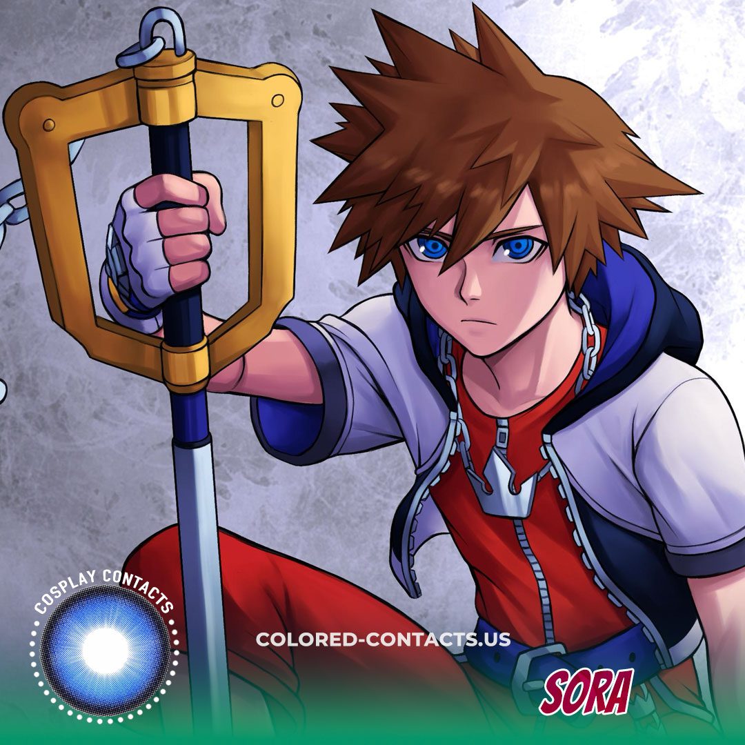 Kingdom Hearts: Sora Cosplay Contact Lenses - CCUS Eyewear