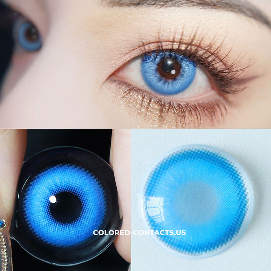 Yuzuha Cosplay Contact Lenses - Fairy Blue Details
