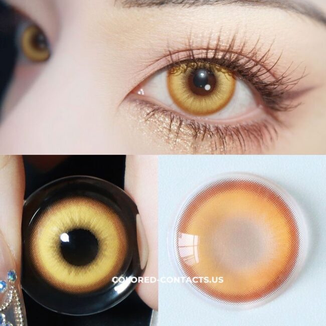 Enjin Cosplay Contact Lenses - Ccus Eyewear · Premium Colored Contacts Yuzuha Cosplay Contact Lenses - Fairy Brown Details