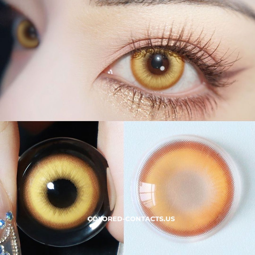 Enjin Cosplay Contact Lenses - Ccus Eyewear · Premium Colored Contacts Yuzuha Cosplay Contact Lenses - Fairy Brown Details