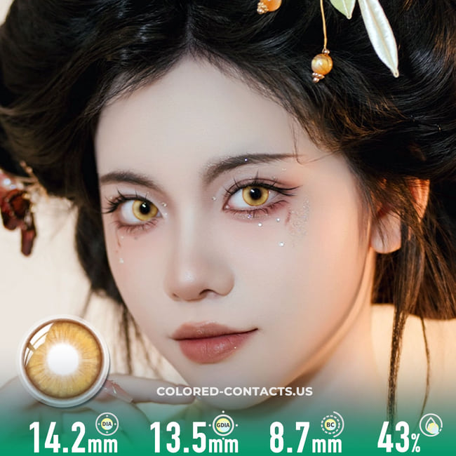 Honey Glow Contact Lenses | 4-Lens Pack - Honey Glow Contact Lenses