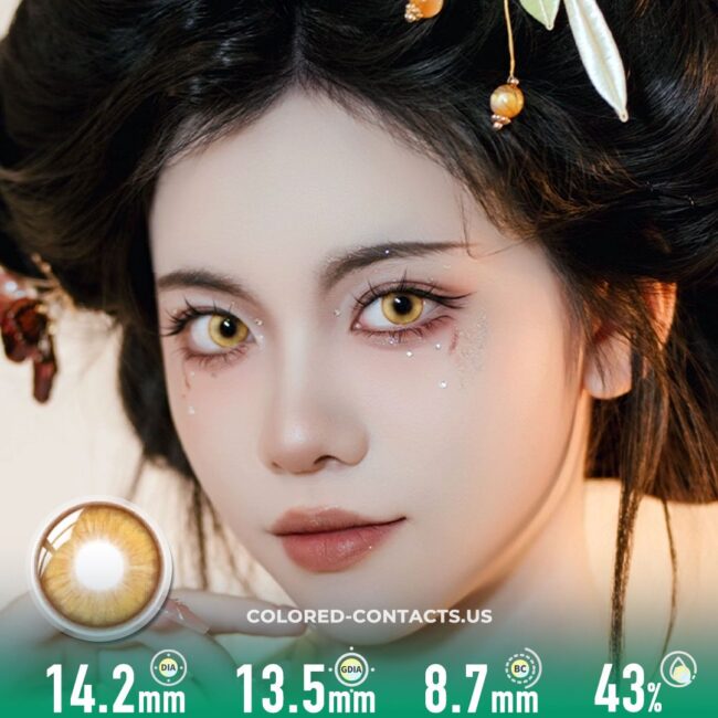 Honey Glow Contact Lenses | 4-Lens Pack - Honey Glow Contact Lenses