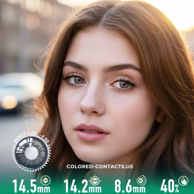 Midnight Frost Black Colored Contacts - Misty Mountain Edition - 10 Lenses