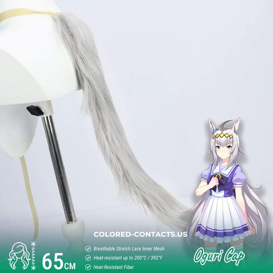 Oguri Cap Cosplay Wig - Ccus Eyewear · Premium Colored Contacts Oguri Cap Cosplay Wig - Oguri Cap Cosplay Wig Tail