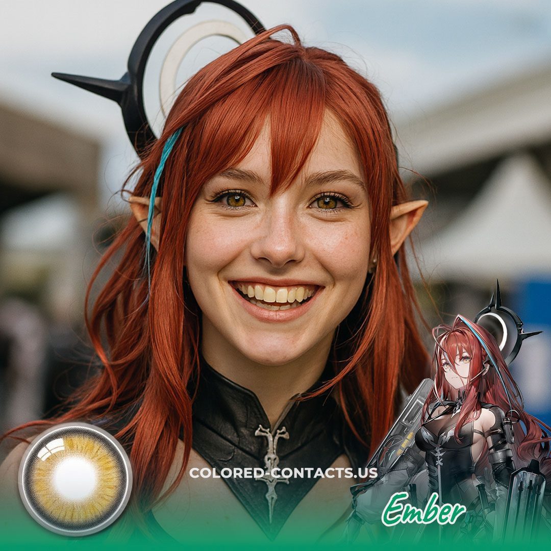 Ember Cosplay Contact Lenses - CCUS Eyewear | Premium Colored Contacts