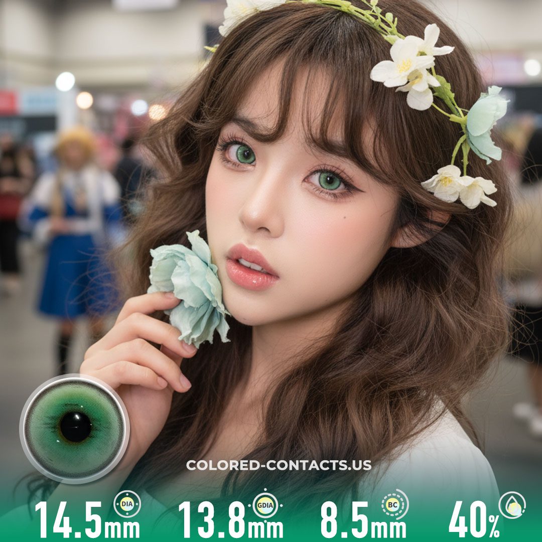Enchanted Forest Green Colored Contacts | 4-Lens Pack - CCUS Eyewear ...
