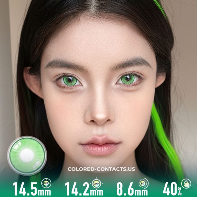 Ethereal Dream Green Colored Contacts | 4-Lens Pack