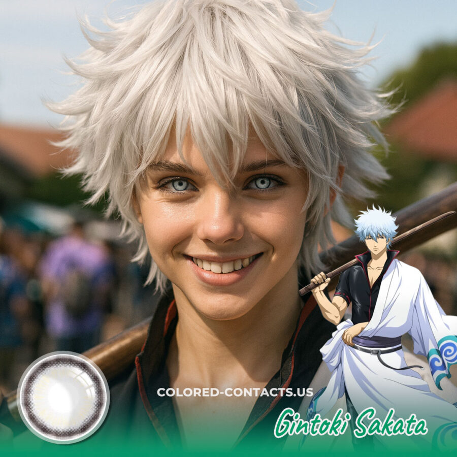 Gintoki Sakata Cosplay Contact Lenses
