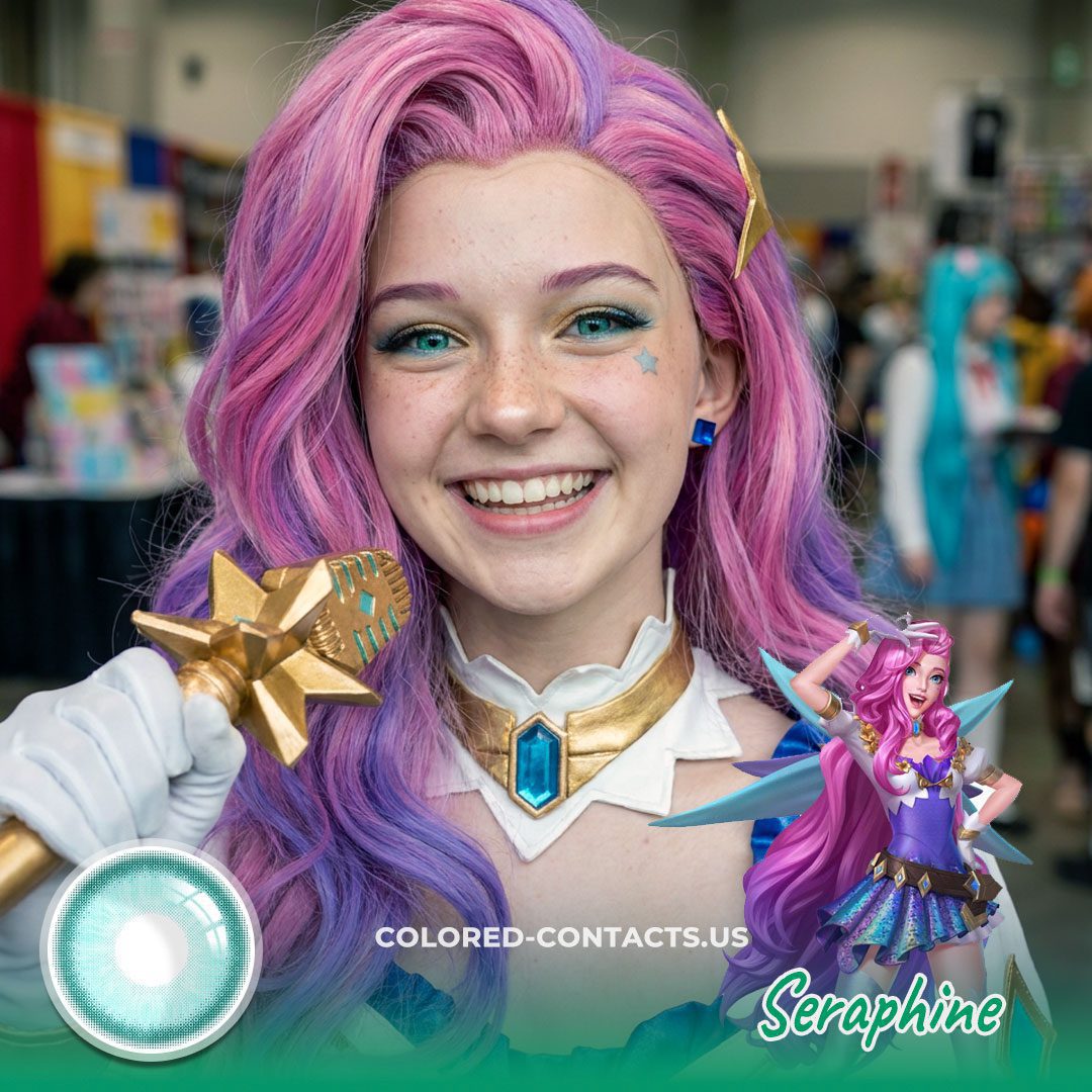 Seraphine Cosplay Contact Lenses - CCUS Eyewear | Premium Colored Contacts