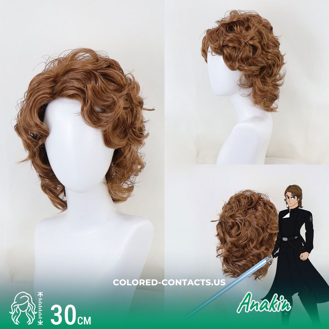 Anakin Cosplay Wig - Ccus Eyewear · Premium Colored Contacts Anakin Cosplay Wig