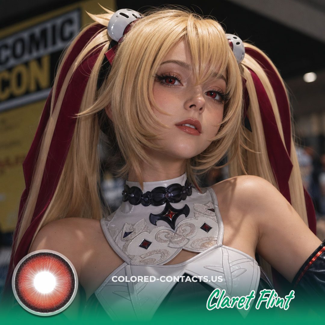 Zzz : Claret Flint Cosplay Contact Lenses - Ccus Eyewear · Premium Colored Contacts Zzz : Claret Flint Cosplay Contact Lenses