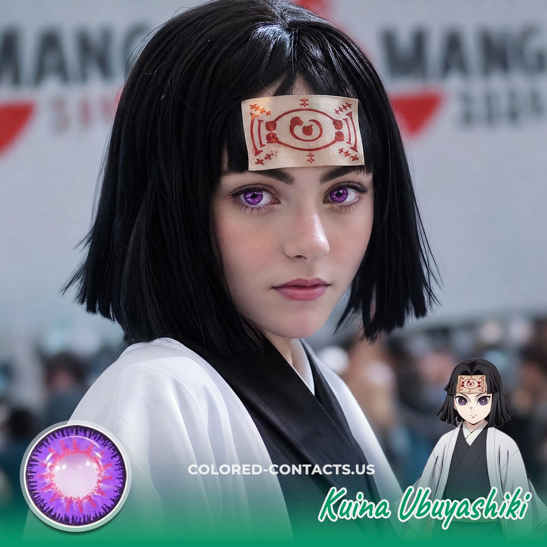 Kuina Ubuyashiki Cosplay Contact Lenses - Ccus Eyewear · Premium Colored Contacts Kuina Ubuyashiki Cosplay Contact Lenses