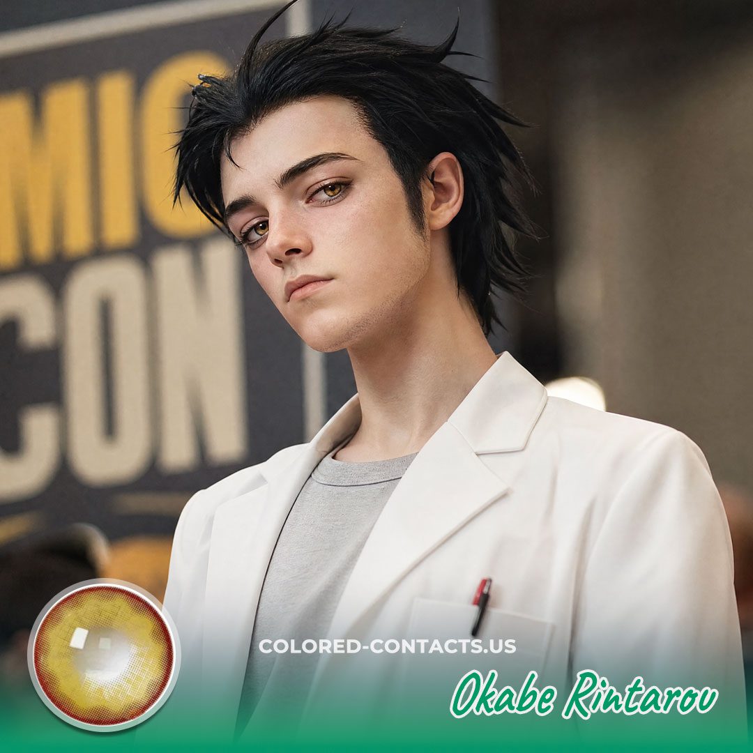Okabe Rintarou Cosplay Contact Lenses - Ccus Eyewear · Premium Colored Contacts Okabe Rintarou Cosplay Contact Lenses