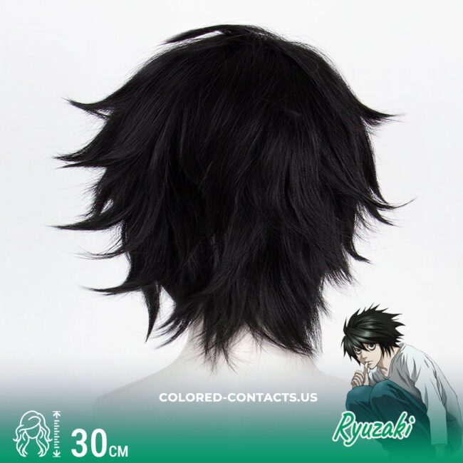 Ryuzaki Cosplay Wig - Ccus Eyewear · Premium Colored Contacts Ryuzaki Cosplay Wig - Image 2