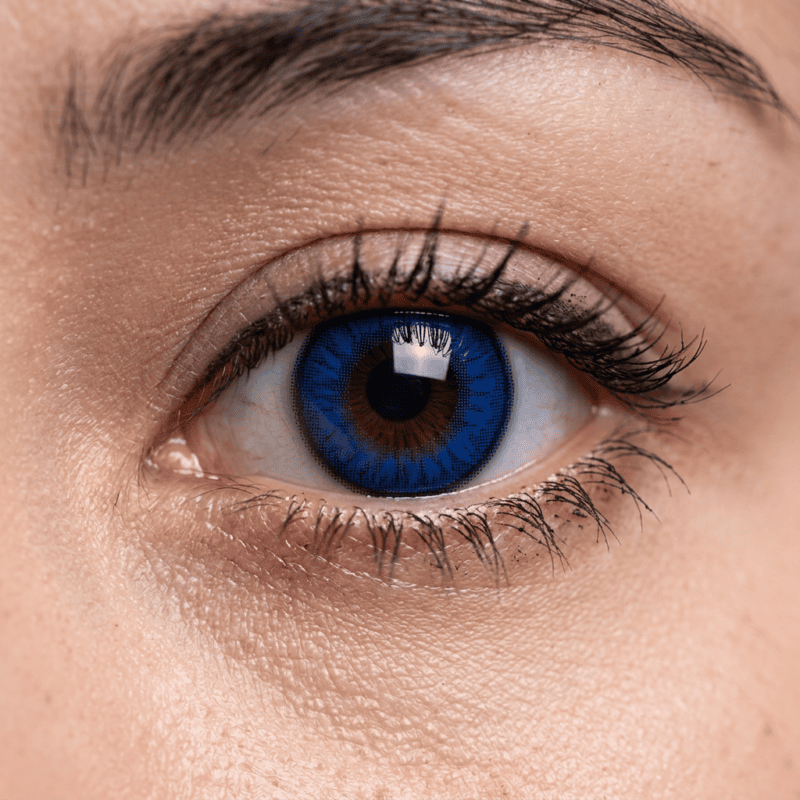 Blue Contacts For Dark Eyes: What To Expect Color Guides
