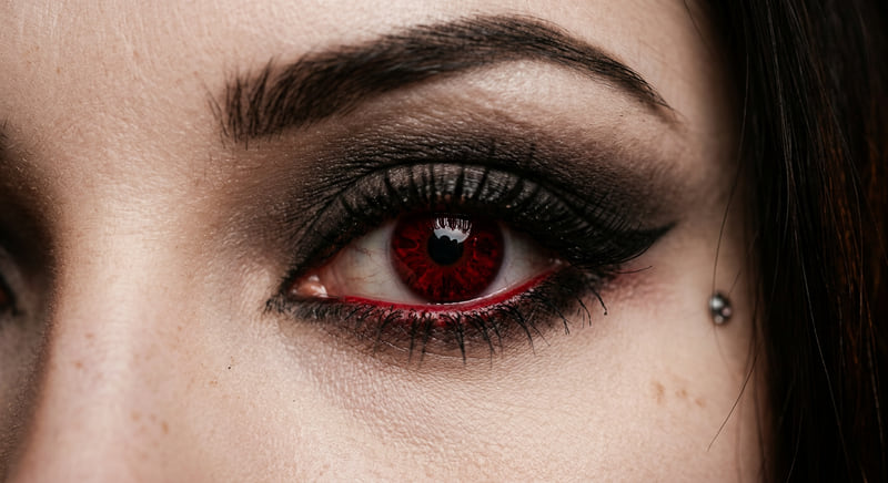 Red Contact Lenses: Vampire to Demon Eyes