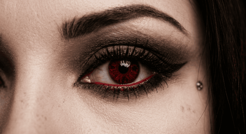 Red Contact Lenses: Vampire to Demon Eyes