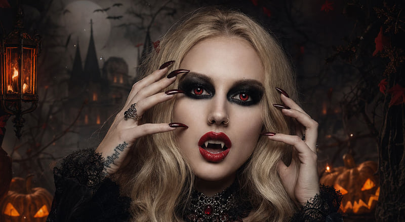 Vampire Contact Lenses: The Complete Halloween Look