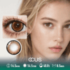 Autumn Amber Honey Brown Contact Lenses