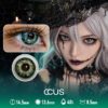 Branching Roots Halloween Green Gothic Veined Organic Contact Lenses