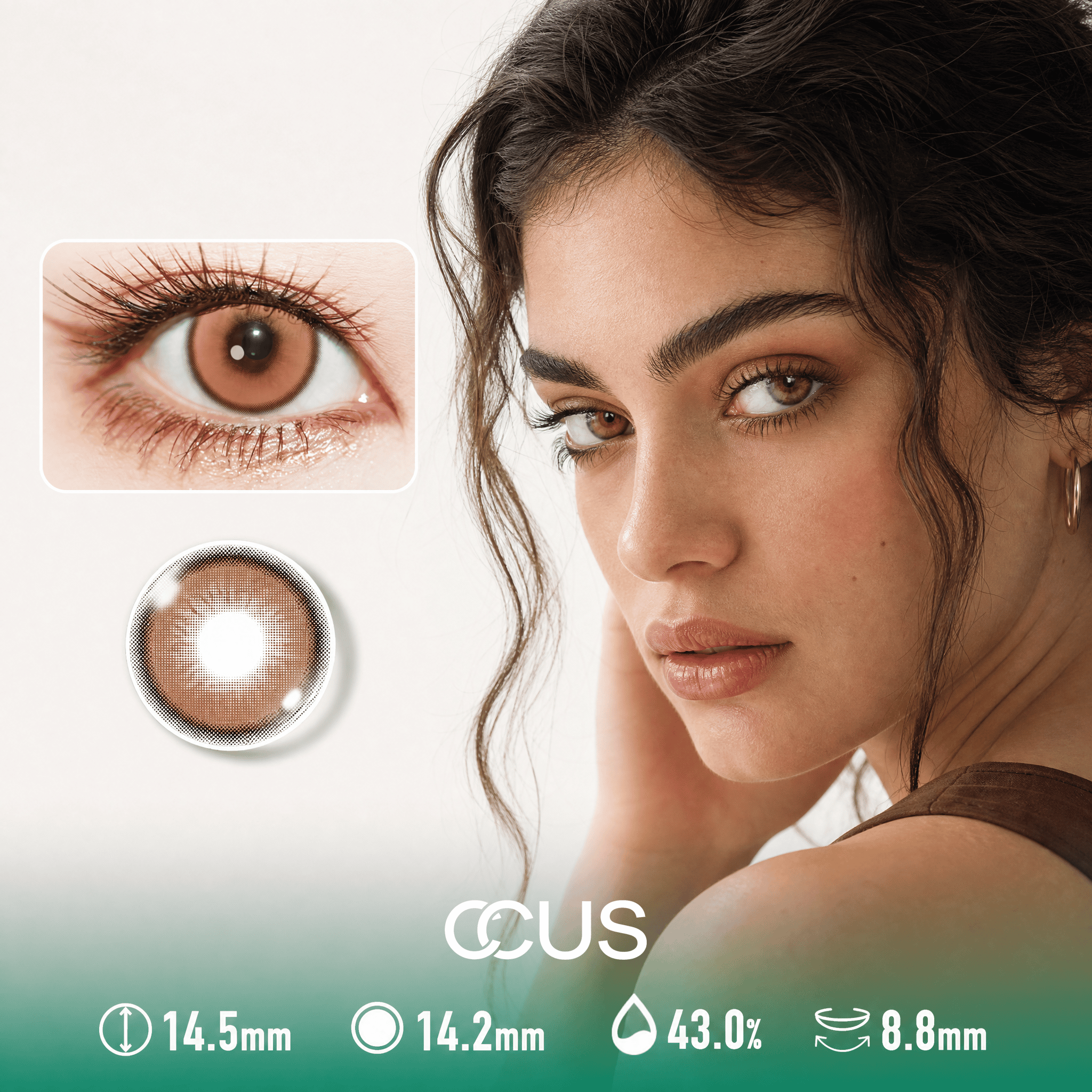 Dawn Paris Brown Contact Lenses