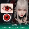 Demon Eye Red Cosplay Gothic Anime Contact Lenses